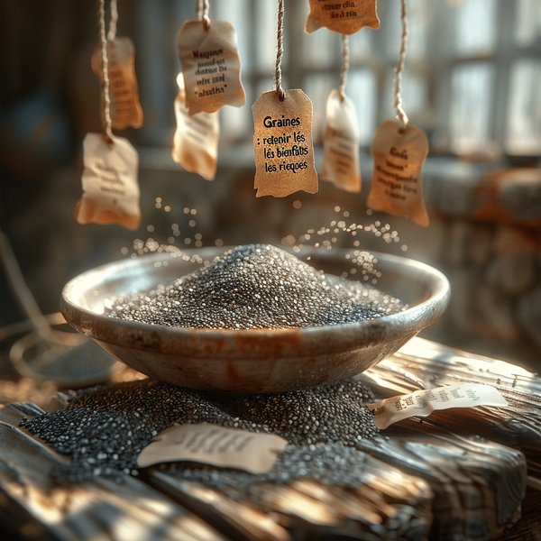 Graines de chia : retenir les bienfaits et les risques