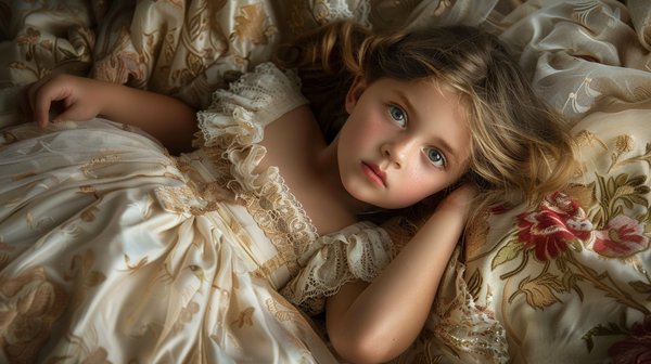 Mode pour enfant : une robe bretelles pour mettre une petite fille en valeur